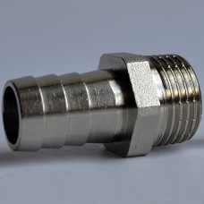 Штуцер для шланга KALDE 1/2'' * 12mm (нікель)